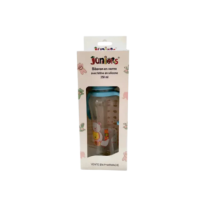 JUNIORS Biberon en Verre Simple 240ml Maroc