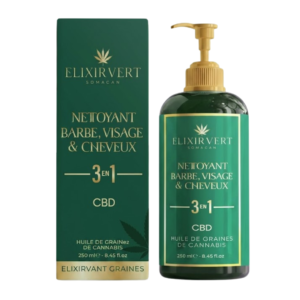 Elixir Vert Nettoyant 3en1 Barbe & Visage & Cheveux 250ml Maroc