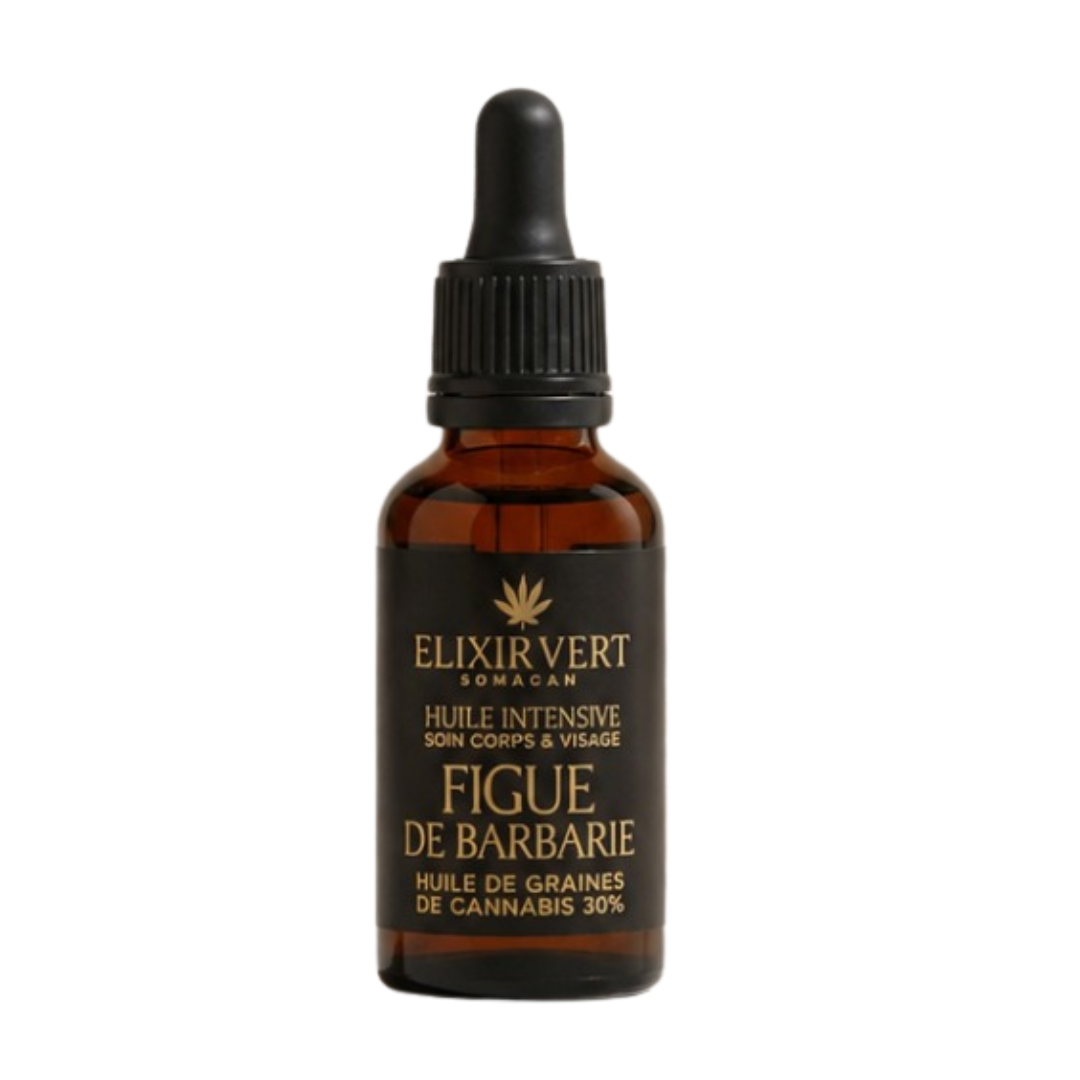 Elixir Vert Soin Intensif Corps & Visage Figue de Barbarie 15ml Maroc