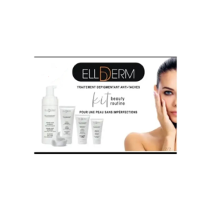ELLDERM Pack Anti-Tache « Mousse Nettoyent+creme Gommant+creme Anti Tache+creme Protectrice » Maroc