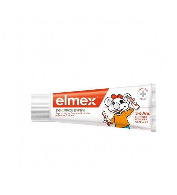 ELMEX Dentifrice Enfant 3-6 Ans 50ml Maroc