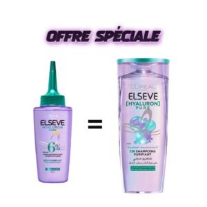 Elseve L’Oreal Paris Elseve Hyaluron Pure Serum 100ml + Shampooing 200ml Pack Maroc
