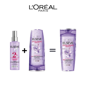 Elseve L’Oreal Elseve Hyaluron Repulp Serum + Shampoing+ Apres Shampoing Pack Maroc