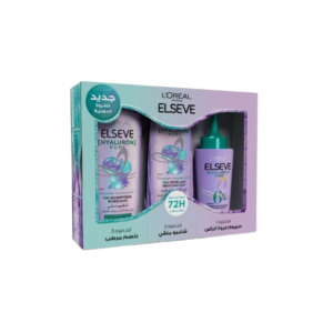 Elseve L’Oreal Paris Elseve Routine Hyaluron Pure Serum+ Shampooing + Apres-Shampooing Maroc