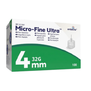 Embecta Micro-Fine Plus Aiguille Insuline 32g/4mm Boite 100pieces Maroc