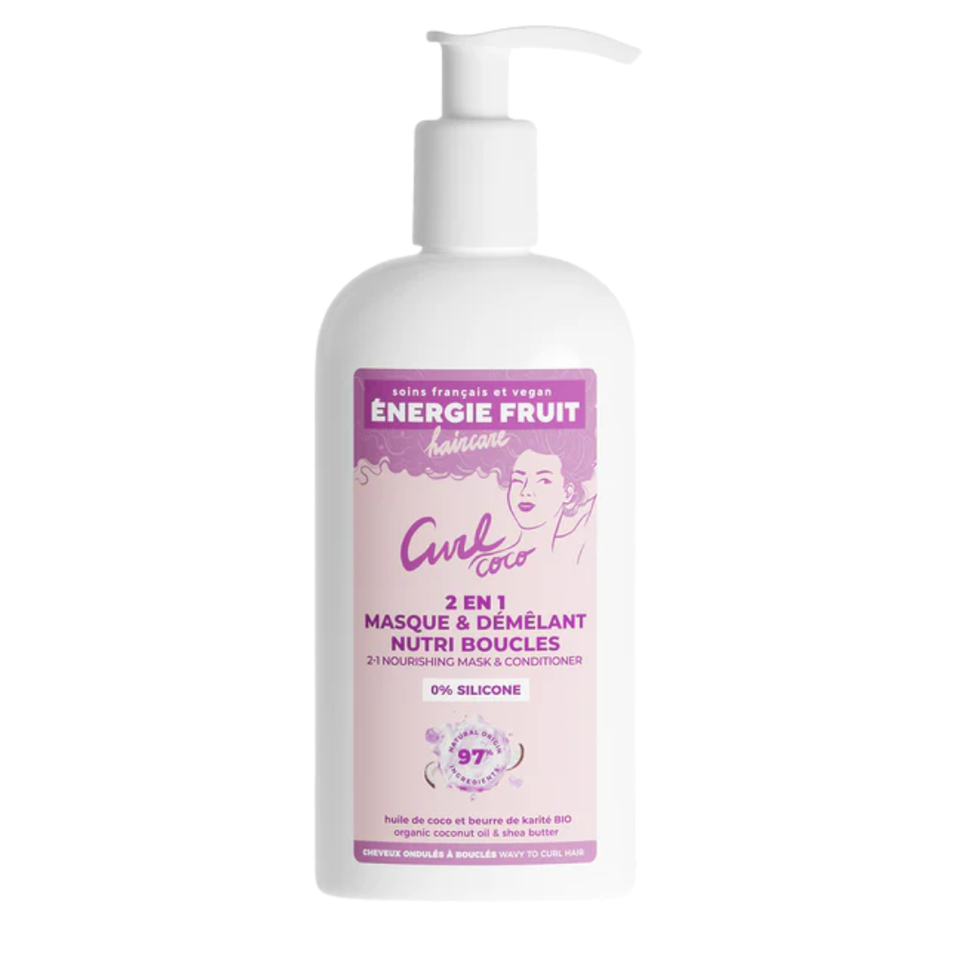 Energie Fruit Masque 2 EN 1 Démêlant Coco Curl Nourrissant 300ML Maroc