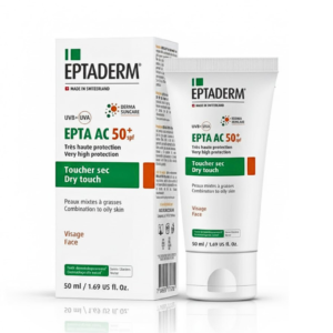 EPTADERM Epta Ac Ecran Solaire Toucher Sec Spf50+ 50ml Maroc