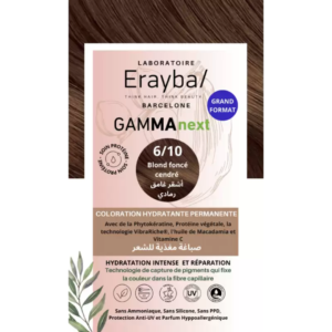Erayba Gamma next Coloration 6/10 Blond fonce cendre Coloration Hydratante Permanente Maroc