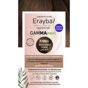 Erayba Gamma Next Coloration 7/00+ Blond Natural intense Coloration Hydratante Permanente Maroc