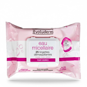 Evoluderm Lingettes Demaquillant Micellaire 25 Pieces Maroc