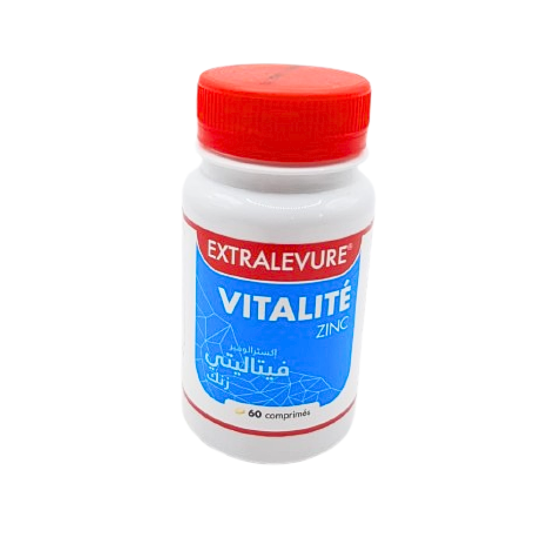Extralevure Vitalite Zinc 60 Comprime Maroc