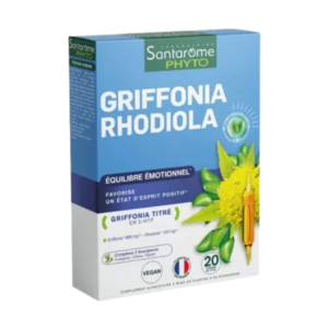 SANTAROME Griffonia Rhodiola 20 Ampoules Maroc