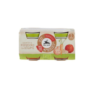 ALCE NERO Sauce Tomate aux Légumineuses Bio 2x80g Maroc