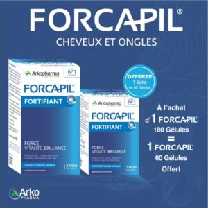 Forcapil Duo Pack 180 Gelules+60 Gelules Maroc