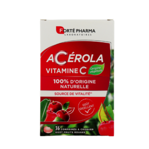 FORTE PHARMA Acerola Vitamine C 36 Comprimes Maroc
