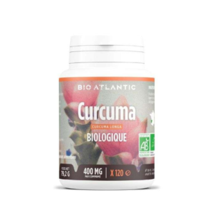 GPH Bio Atlantic Curcuma Bio 120 Comprimés 400mg Maroc