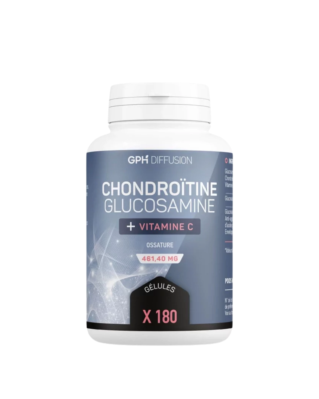 GPH Chondroitine+ Glucosamine + Vitamine C 180 Gelules Maroc