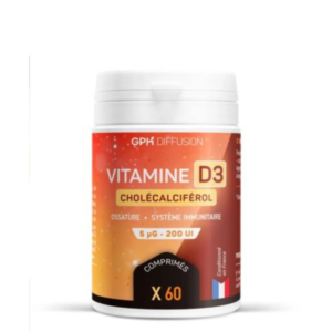 GPH Vitamine d3 60 Comprimes Maroc