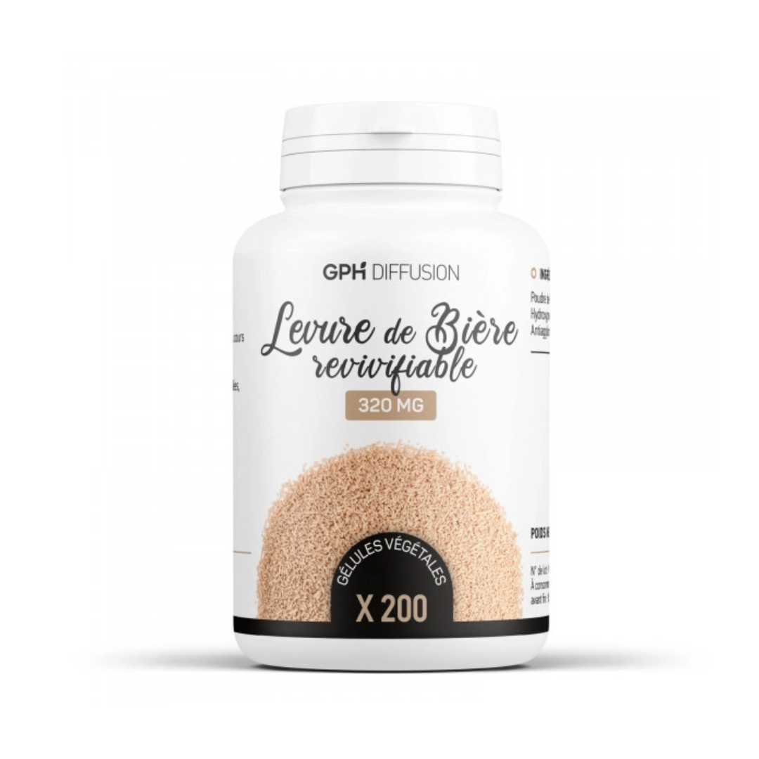 GPH Diffusion Levure de Biere Revivifiable 200 Gelules Maroc