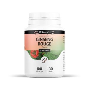 GPH Orgaliane Ginseng Rouge 100 Gelules Maroc