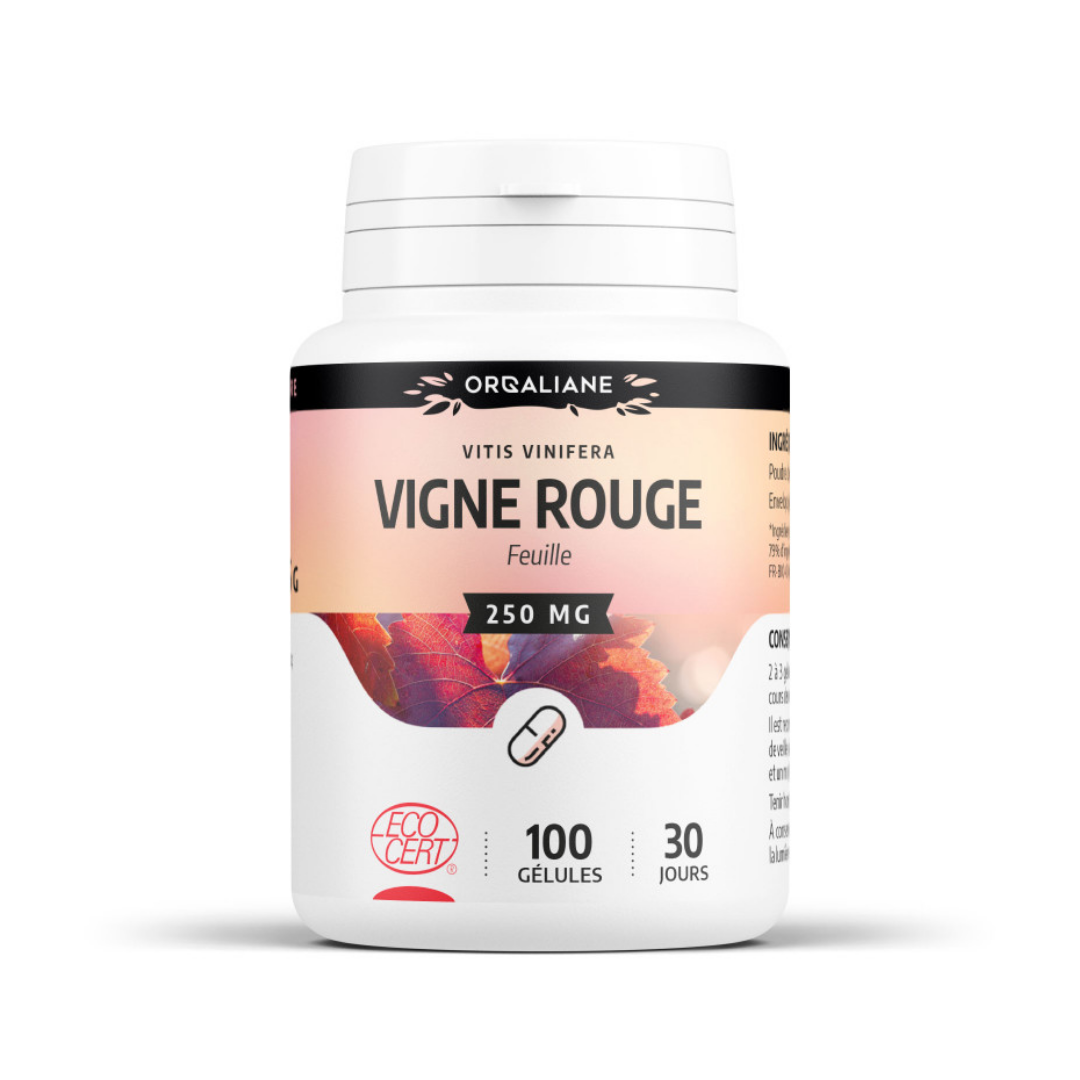 GPH Orgaliane Vigne Rouge 100 Gelules Maroc