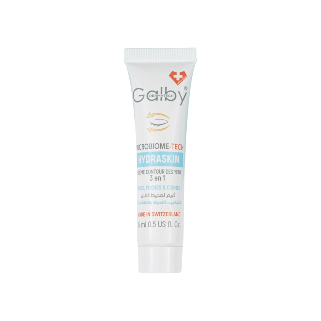 Galby Dermatech Hydraskin Contour des Yeux Rides et Poches & Cernes 3 en 1 15ml Maroc