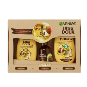 Garnier Routine Avocat Shampoing 200ml+Serum 200ml+Oil 120ml Pack Maroc