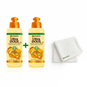 Garnier Ultra Doux Serum Hair Honey 2x115ml + Serviette Pack Maroc