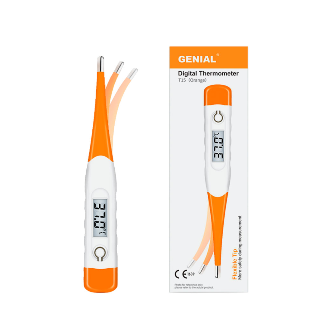 Genial Thermometre Flexible T15sc Orange Maroc