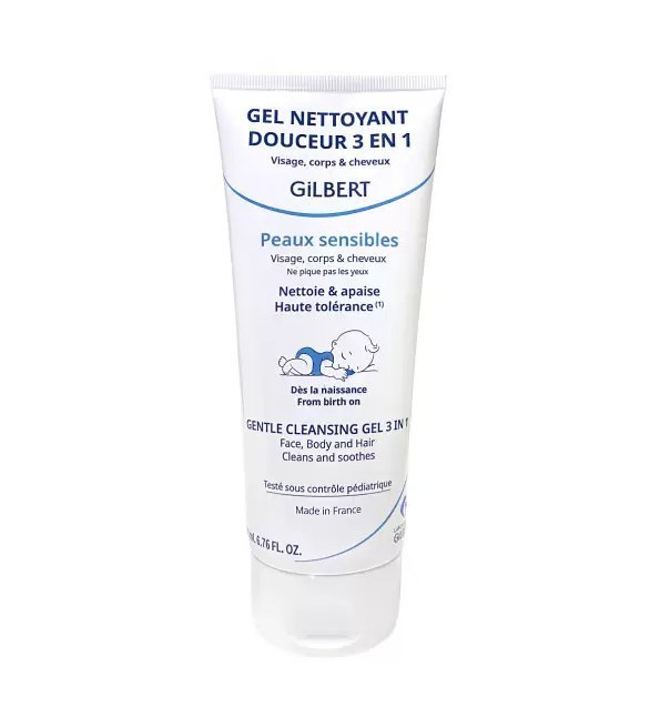 GILBERT Gel Nettoyant Douceur 3en1 Bebe 200ml Maroc