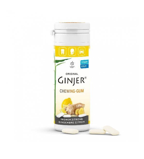 LEMON PHARMA Ginjer Chewing Gum Citron 30gelules Maroc