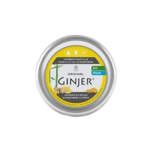GINJER Pastilles Gingembre Citron 40g Maroc