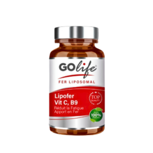 Golife Lipofer Vitamine C B9 90 Gelules Maroc