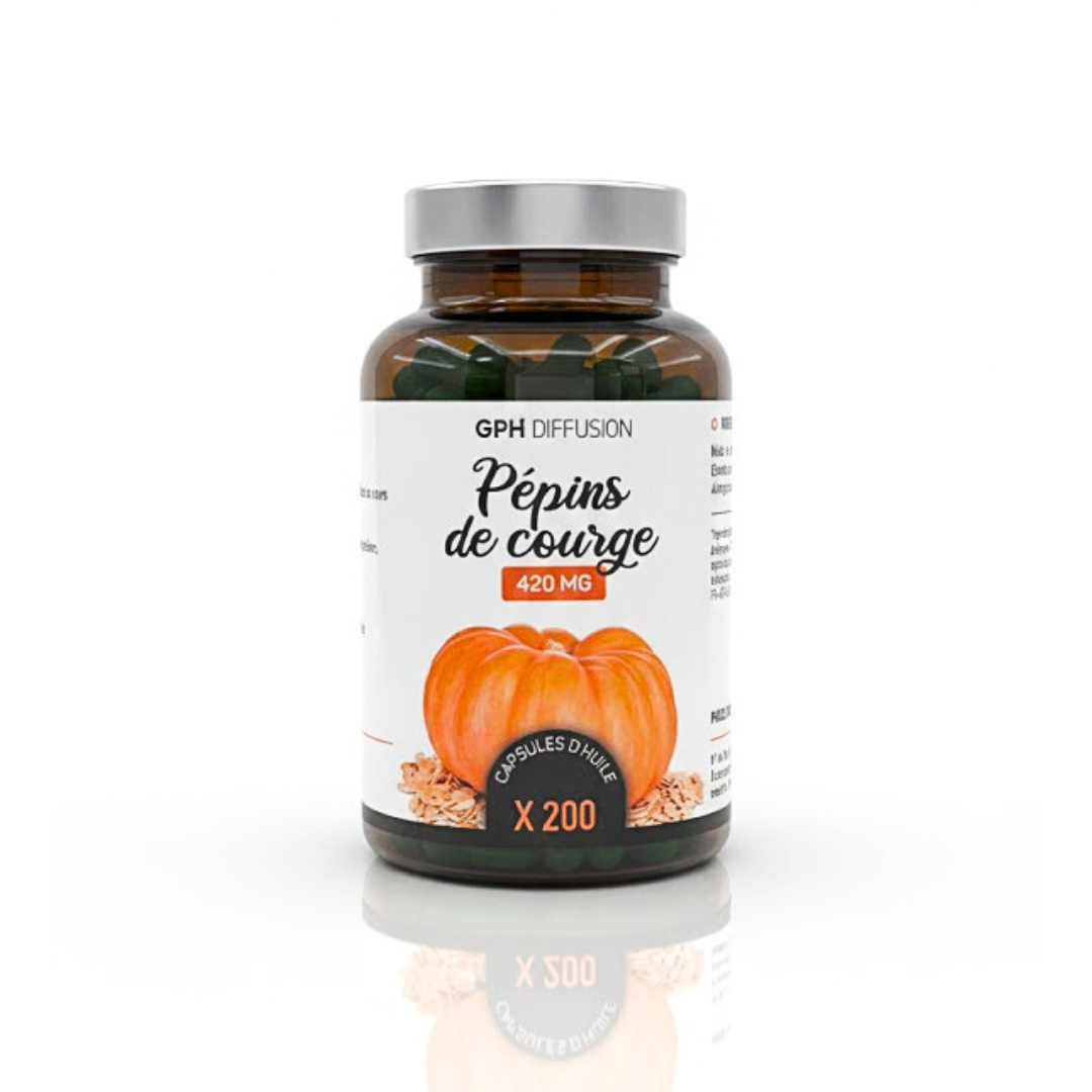 GPH Diffusion Pepins de Courge 200 Capsules Maroc