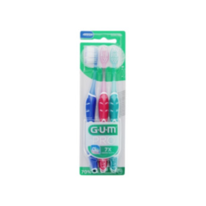 GUM Brosse a Dents Thechnique Pro Medium Pack Trio 528/3 Maroc