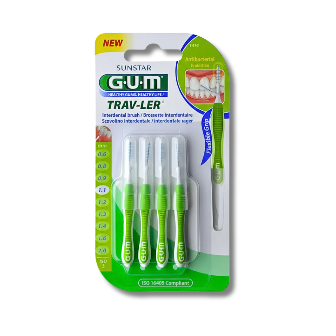 GUM Interd Travler Brossette 1.1mm 1414 Maroc