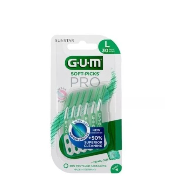 GUM Soft Picks Pro Large 30 Pieces Maroc