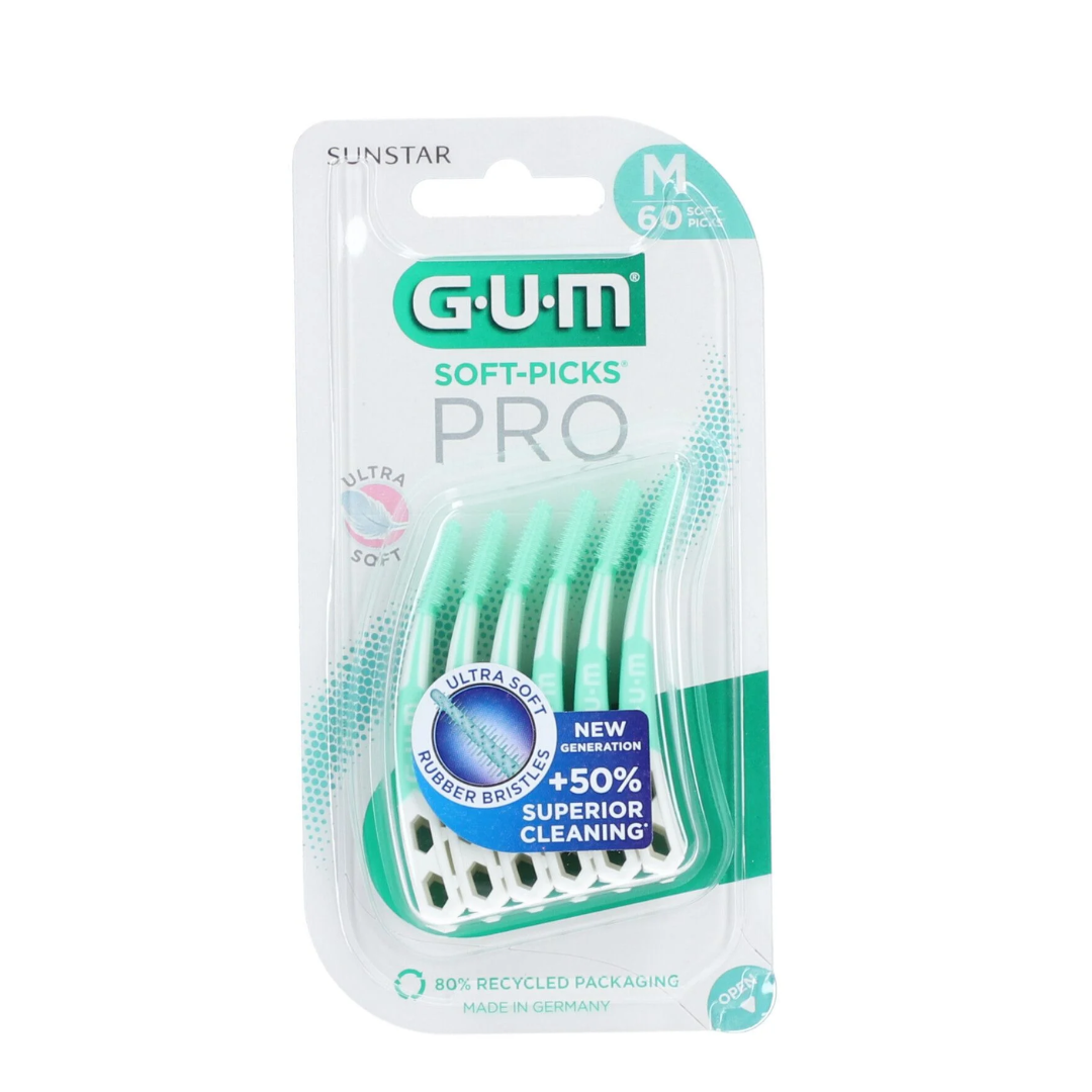 GUM Soft Picks Pro Medium 30 Pieces 690 Maroc