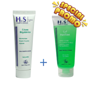 H&S LINE Gel Purifiant 200ml+creme Regulatrice Pack Maroc