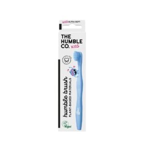 Humble Brosse a Dents pour Enfants Bleue a Base de Plantes Maroc