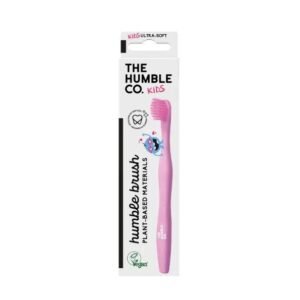 Humble Brosse a Dents pour Enfants Rose a Base de Plantes Maroc