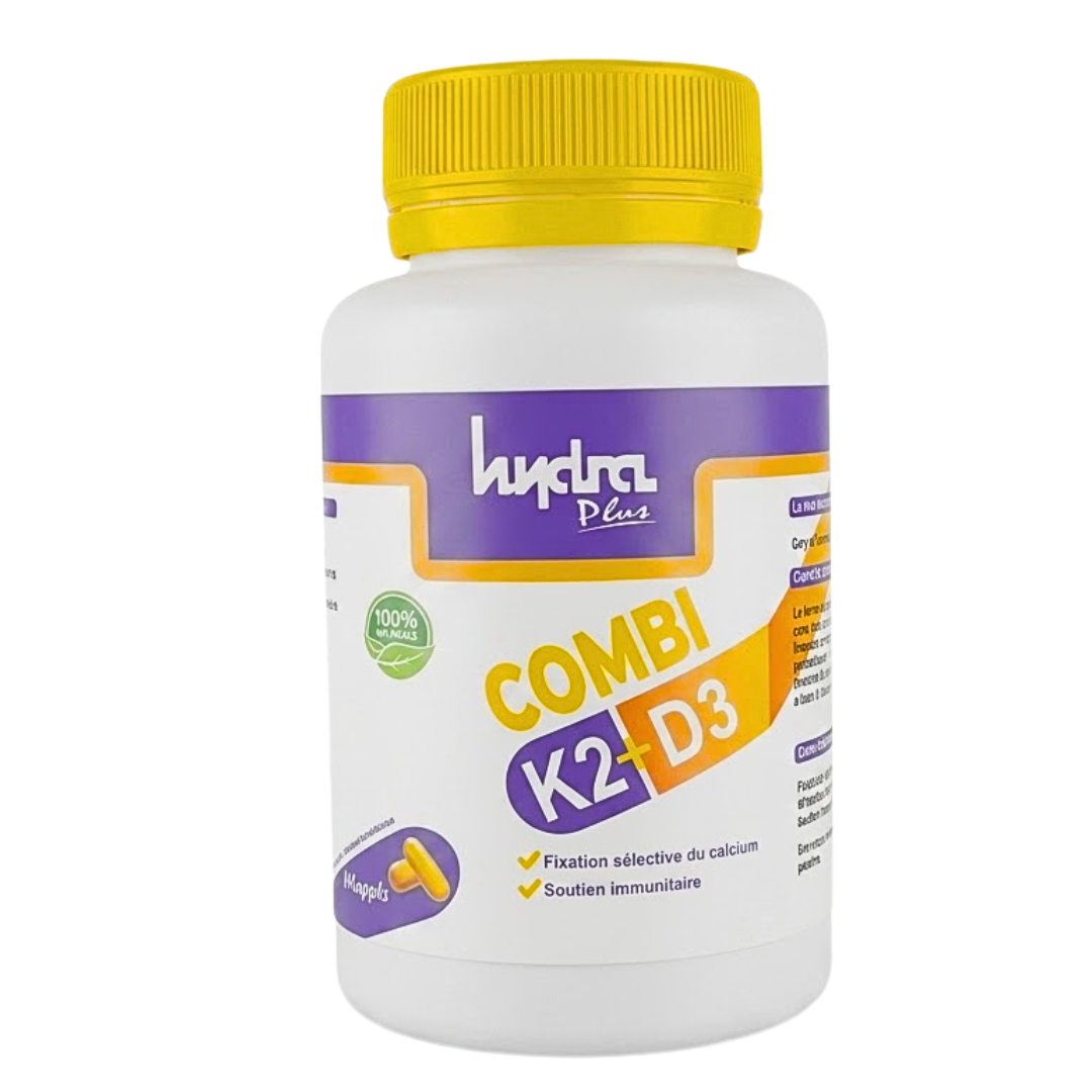 HYDRA PLUS Combi K2+d3 60 Capsules Maroc