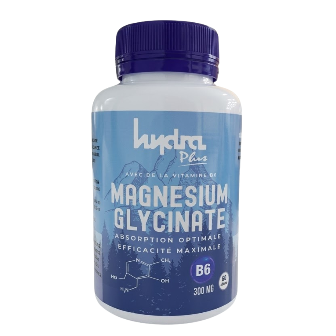 HYDRA PLUS Magnesium Glycinate 300mg 60 Gelules Maroc