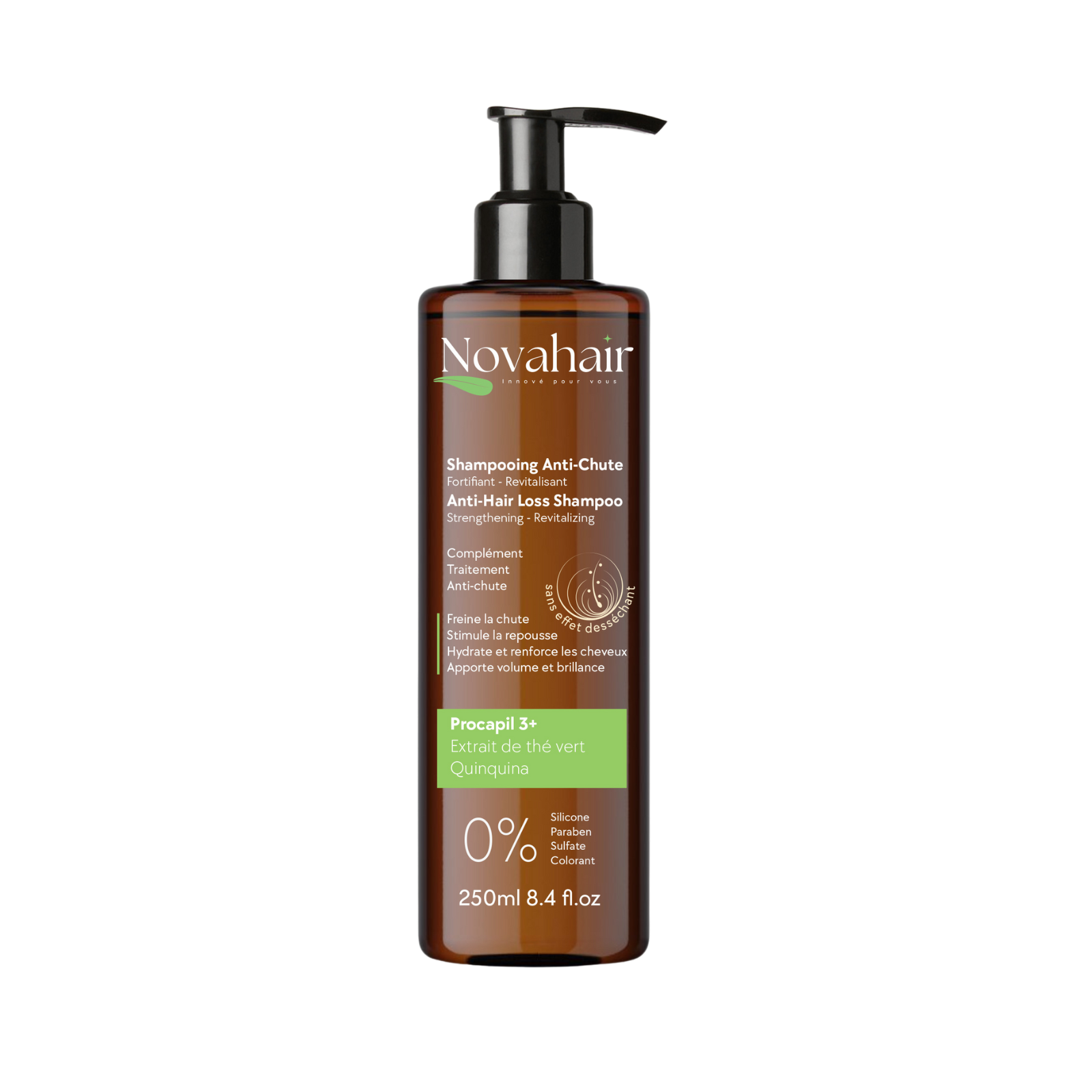 Novahair Shampoing Revitalisant et Fortifiant Maroc