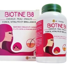 BC Pharma Biotine B8 Fortifiante 80 Gelules Maroc