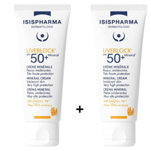 ISISPHARMA Uveblock Mineral Invisible Spf50+ 2 X 40ml Maroc