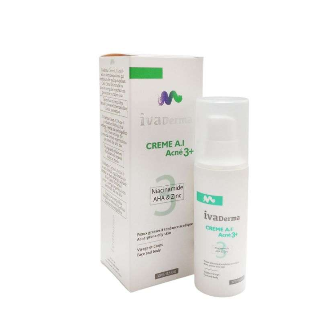 Ivaderma Creme A.i Acne 3+ 30ml Maroc