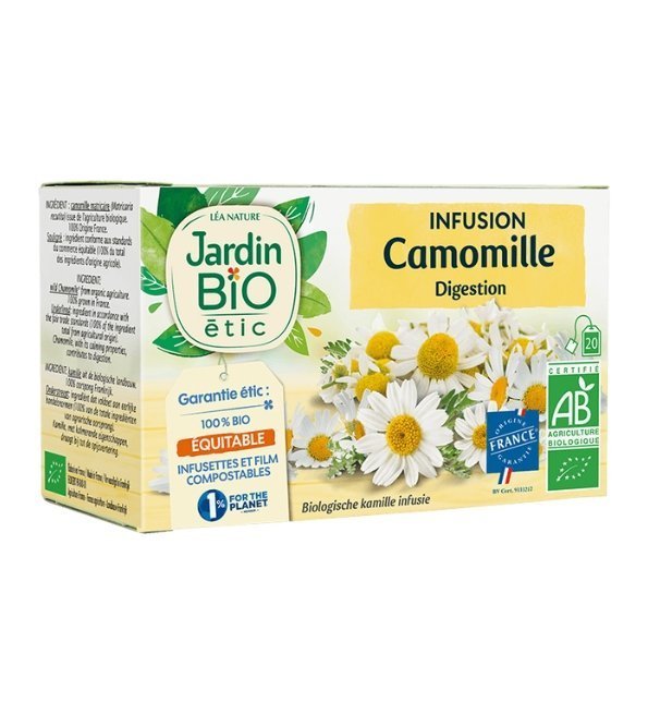 JARDIN BIO Infusion Camomille 20 Sachet Maroc