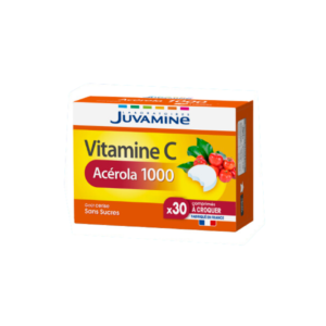 JUVAMINE Vitamine C Acerola 30 Comprimes Maroc