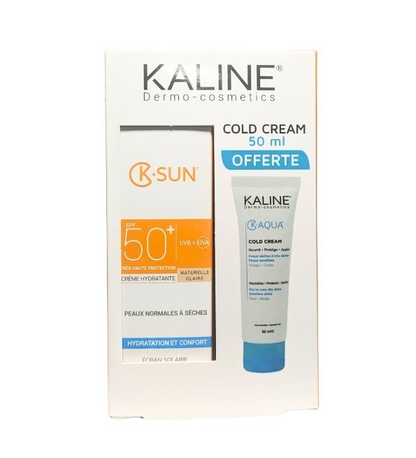 KALINE Ecran Naturelle Claire 50ml + Cold Cream Pack Maroc